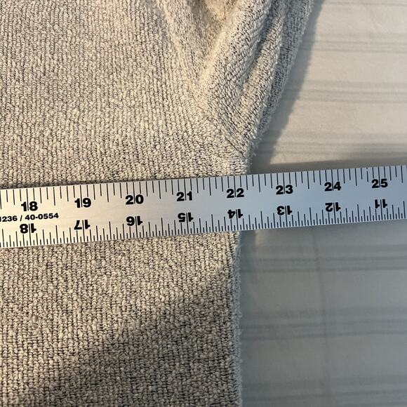 Wooly Threads Womens Pullover Textured Sweatshirt Size Medium Gray Casual Cozy - Picture 7 of 8